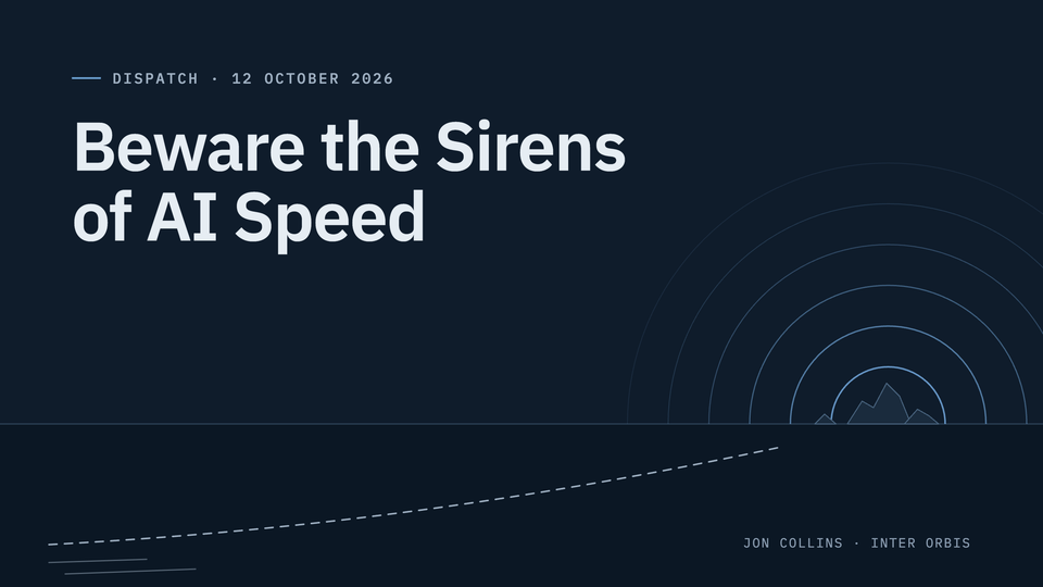 Beware the Sirens of AI Speed